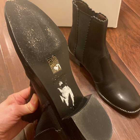 See By Chloe | Shoes | Nib See By Chloe Suede Foldover Theft  SEE BY CHLOÉ Ankle boots scalloped detail size 39
